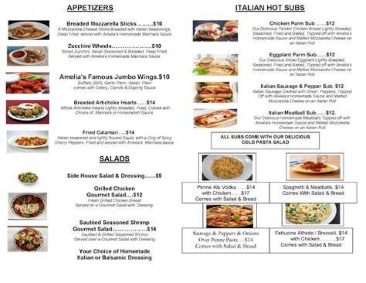 Amelia's Italian Eatery Menu: A Culinary Journey Through Authentic Italian Cuisine