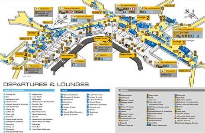 Amsterdam Schiphol International Airport Map: Your Ultimate Guide