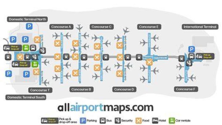Atlanta Airport Terminal Map: A Comprehensive Guide to Navigating Hartsfield-Jackson