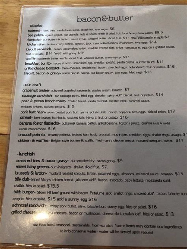 Bacon &amp; Butter Restaurant: A Culinary Experience Like No Other