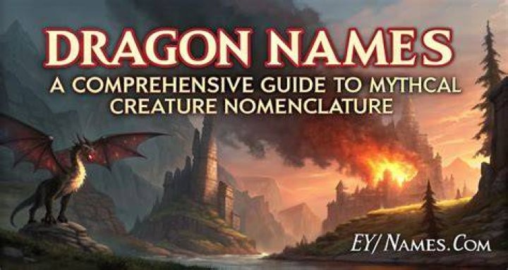 Best Dragon Names: A Comprehensive Guide to Naming Your Mythical Companion