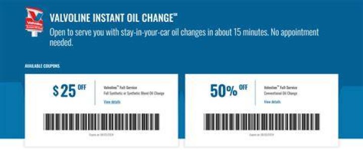 Best Valvoline Oil Change Coupon: Your Ultimate Guide to Saving Big