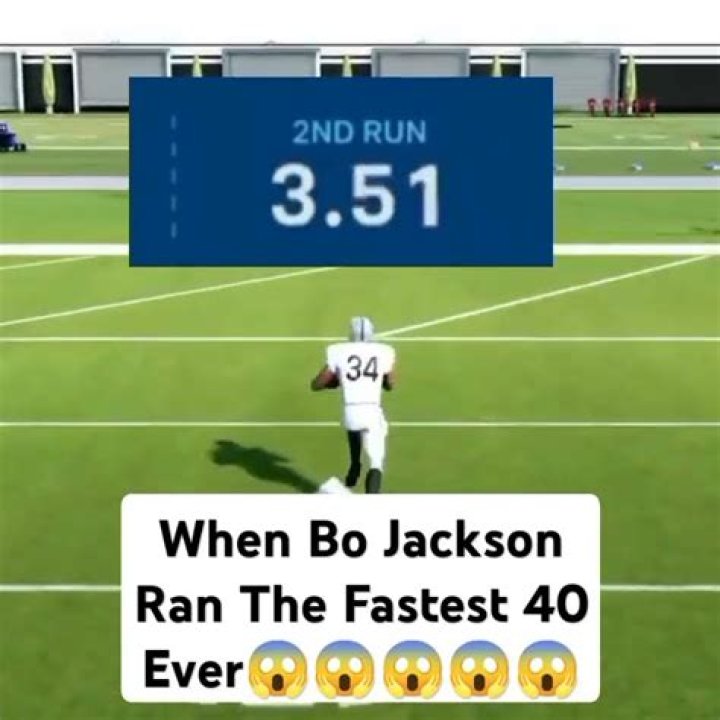 Bo Jackson's 40-Yard Dash Time: The Story of Speed, Power, and Legacy