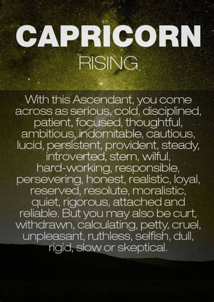 Capricorn Rising Physical Traits: Unveiling the Unique Characteristics of Capricorn Rising