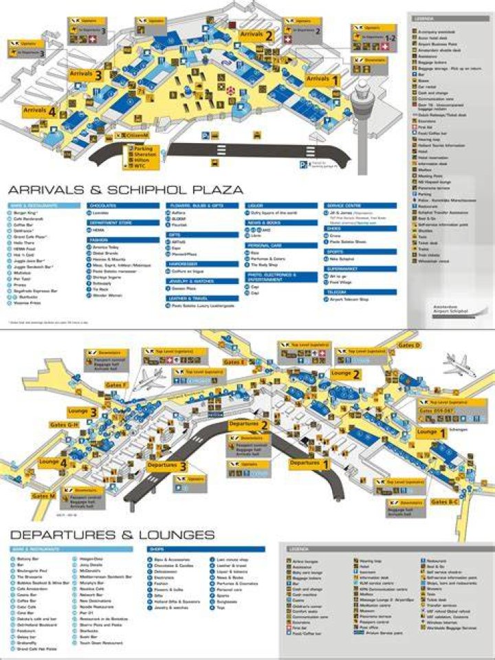 Comprehensive Guide to Amsterdam Airport Schiphol Map