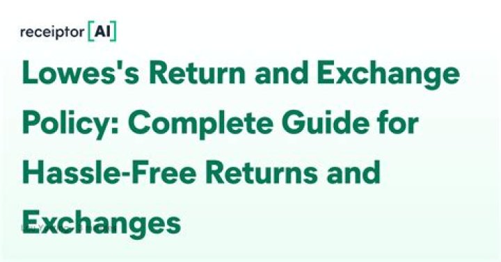 Comprehensive Guide to Lowes Exchange Policy: Everything You Need to Know