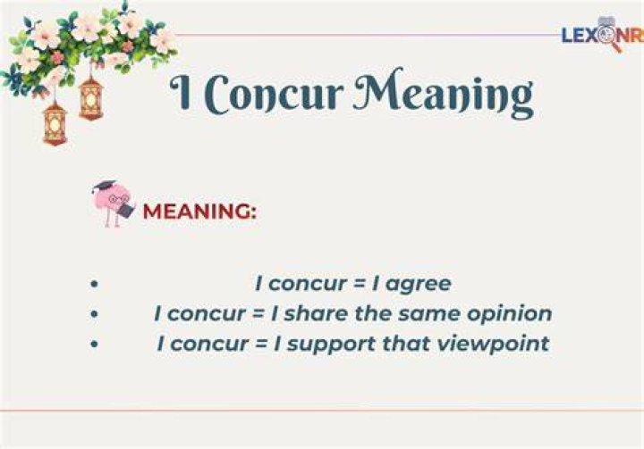 Concur Meaning: A Comprehensive Guide to Understanding Its Significance