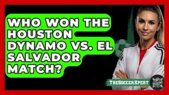 Dynamo vs El Salvador: A Match That Shook the Soccer World