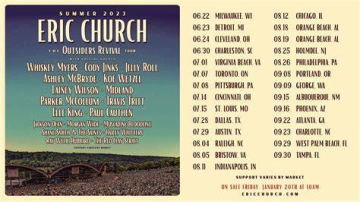 Eric Church Tour 2024: The Ultimate Guide for Fans