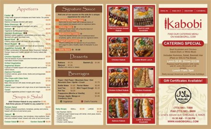 Exploring the Chicago Kabobi Menu: A Flavorful Journey Through Middle Eastern Cuisine