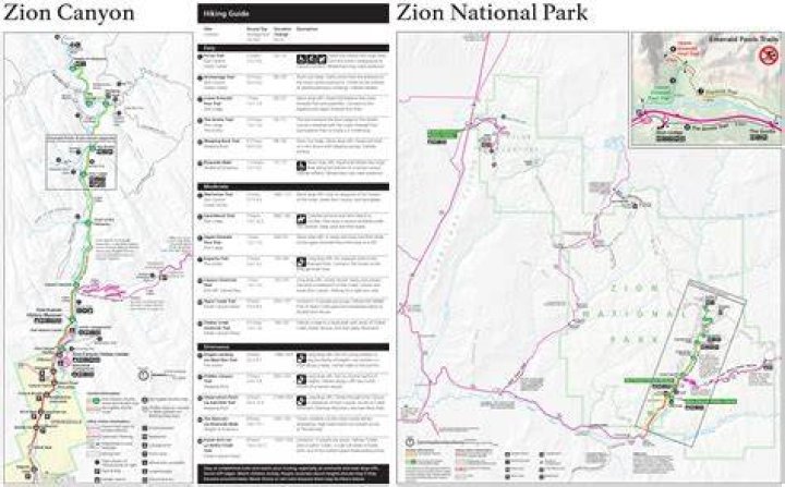Hiking Map Zion National Park: Your Ultimate Guide to Exploring the Trails
