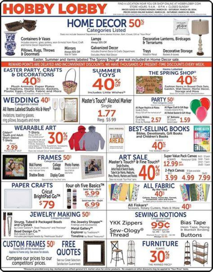 Hobby Lobby's Ad for This Week: Unlocking the Retail Giant's Latest Marketing Strategies