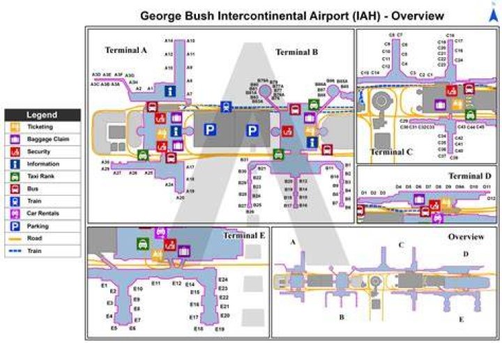 Houston Airport Map Terminals: A Comprehensive Guide to Navigating IAH and HOU