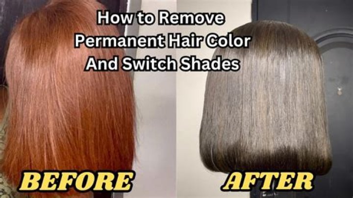 How to Remove Permanent Hair Colour: A Comprehensive Guide