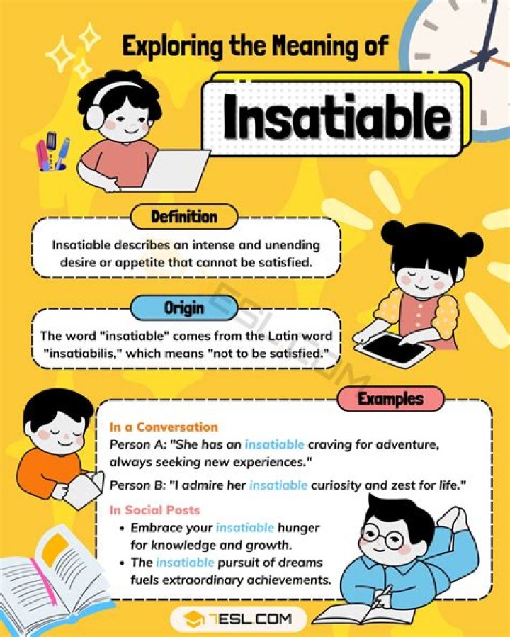 Insatiable Definition: Exploring the Meaning and Implications