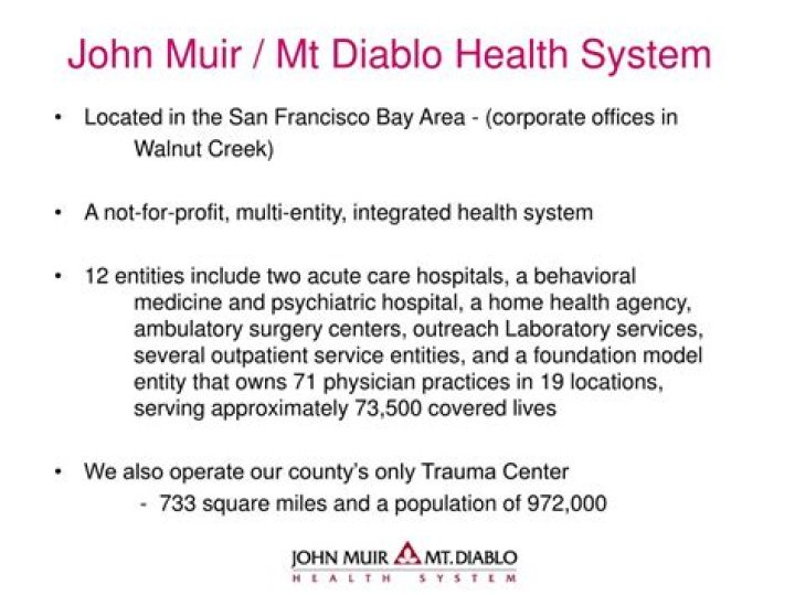 John Muir Mt Diablo Healthystem: A Comprehensive Guide to Your Health and Well-being