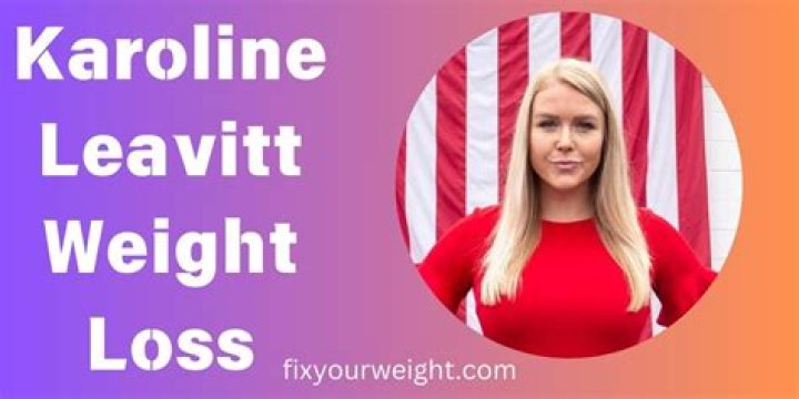 Karoline Leavitt Weight: A Comprehensive Guide to Her Journey