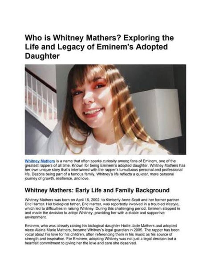 Kimcott Mathers Age: Exploring the Life and Legacy of a Remarkable Individual