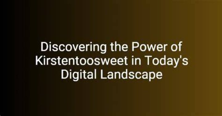 Kirsten Too Sweet Leaked: Unveiling the Truth Behind the Controversy