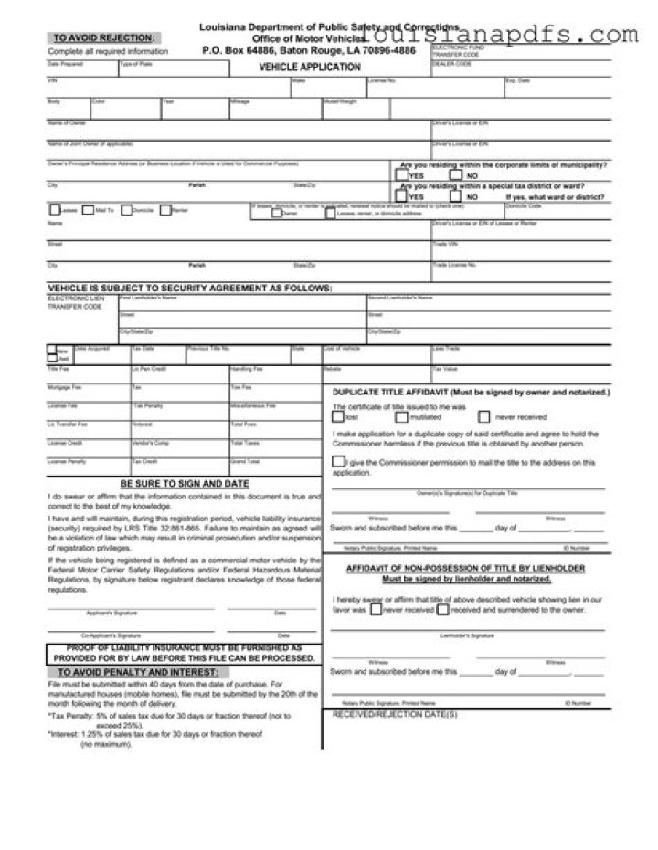 Louisiana Motor Vehicle Registration: A Comprehensive Guide to Ensure Legal Compliance
