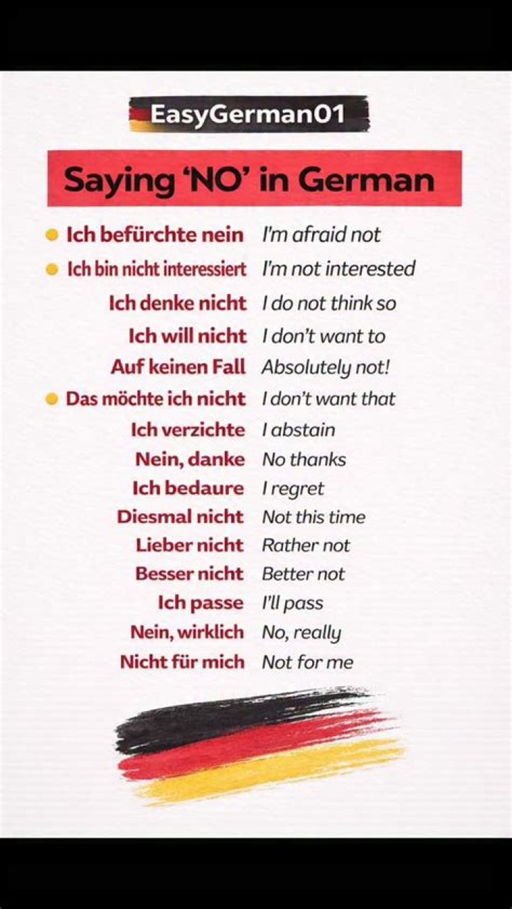 Mastering "Nein" in German: A Comprehensive Guide to Saying No with Confidence