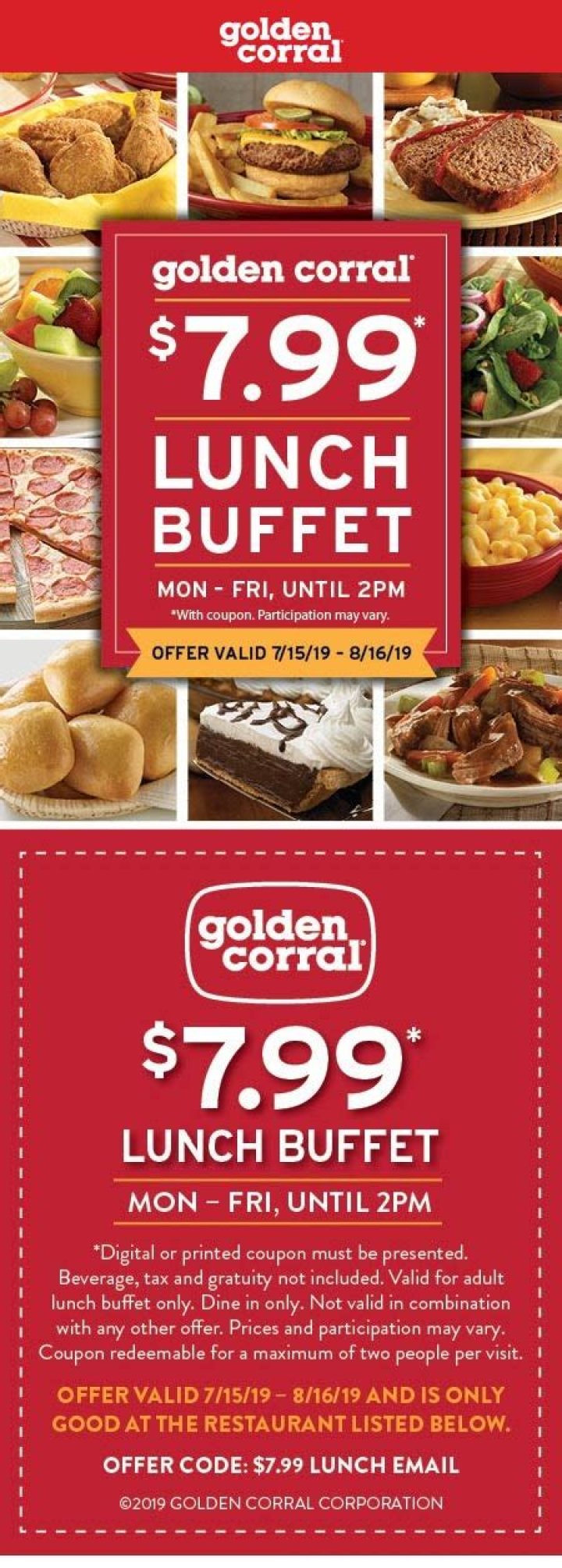Maximize Your Savings with Golden Corral Lunch Coupons