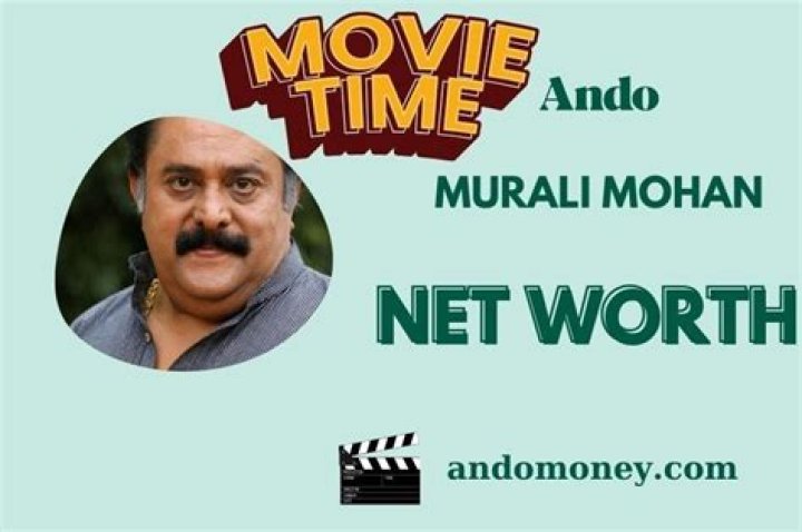 Murali Mohan Net Worth: A Comprehensive Analysis of Wealth, Career, and Achievements