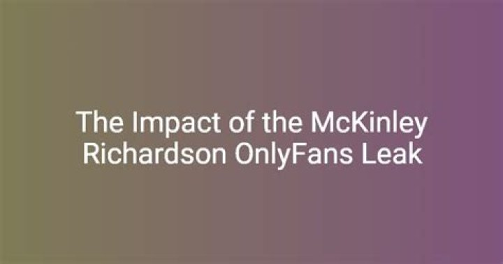 OnlyFans McKinley: A Comprehensive Guide to Understanding the Phenomenon