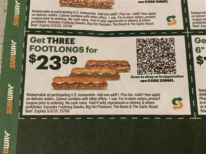 Printable Subway Coupons BOGO: Your Ultimate Guide to Free Food