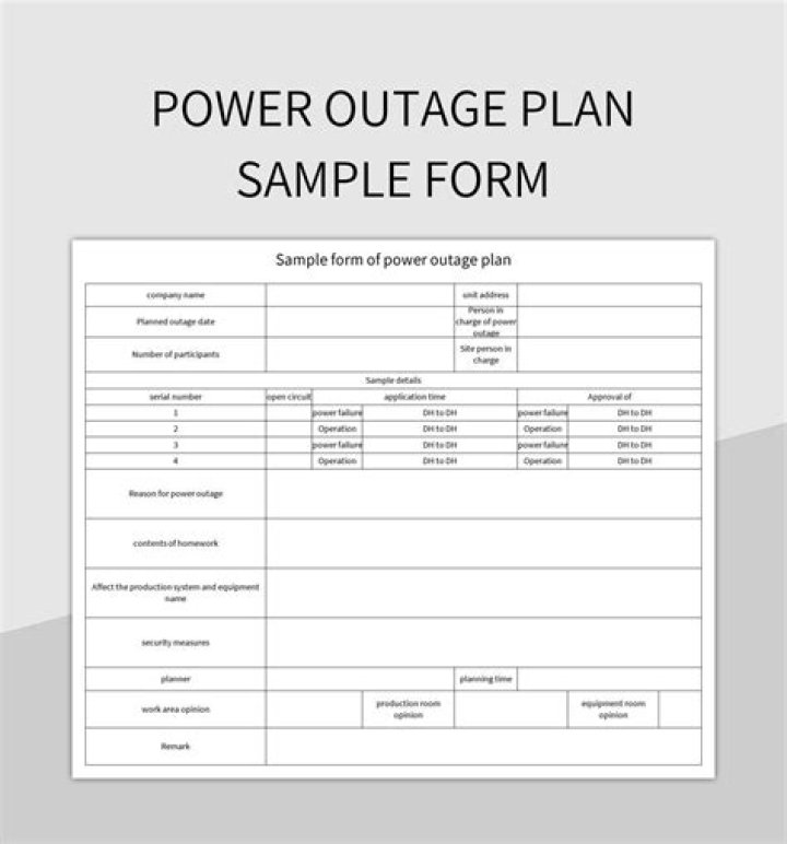 SCE Planned Outage Schedule: Your Ultimate Guide for Staying Prepared
