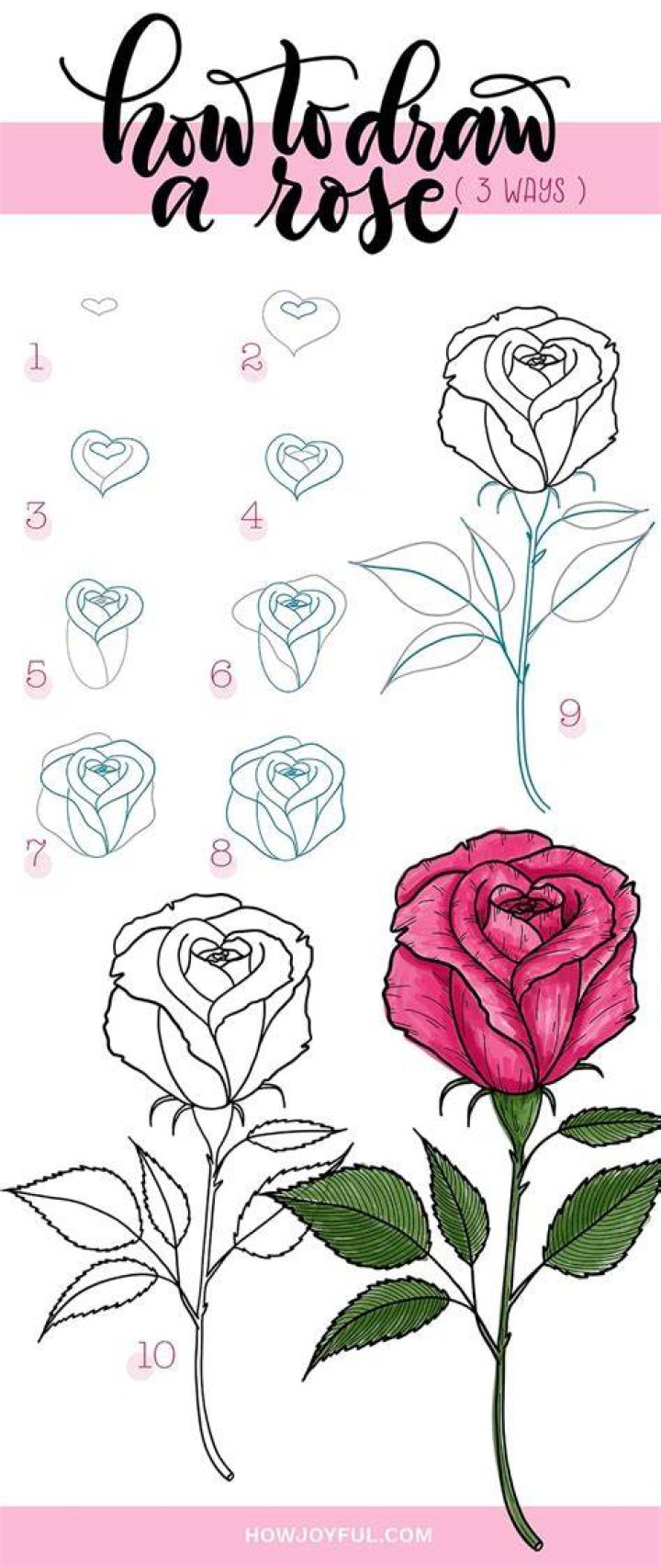 Stunning and Easy Drawing of a Rose: A Beginner's Guide