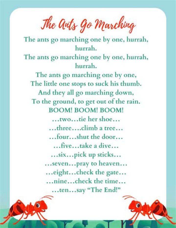The Ants Go Marching Lyrics: A Fun, Educational, and Catchy Classic