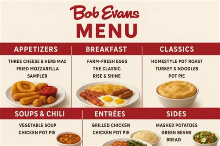 The Ultimate Guide to Dinner and Lunch at Bob Evans Menu