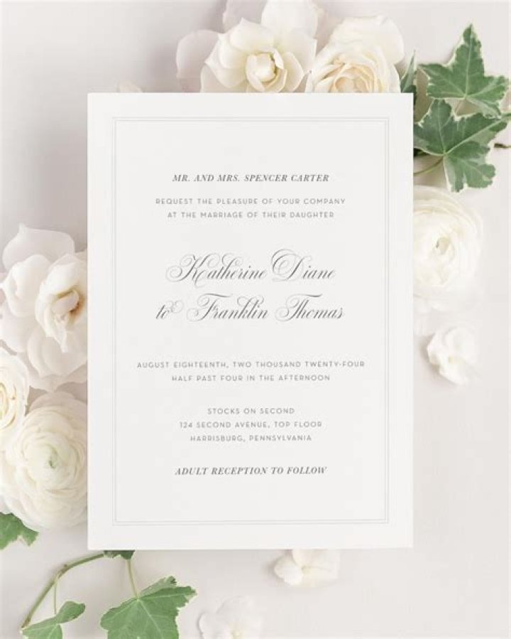 Traditional Invitation Wording: A Comprehensive Guide to Crafting Elegant Invitations