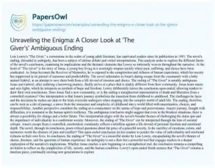 Unraveling the Enigma: The Ending of Losteries