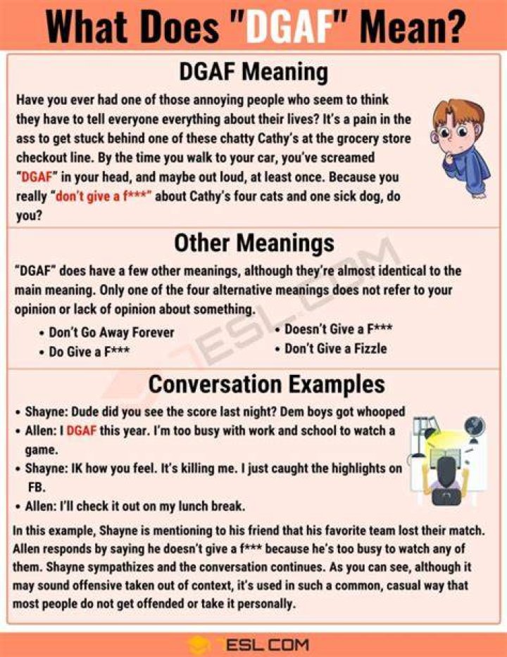 What Does DGAF Mean? Understanding the Popular Acronym in Modern Communication
