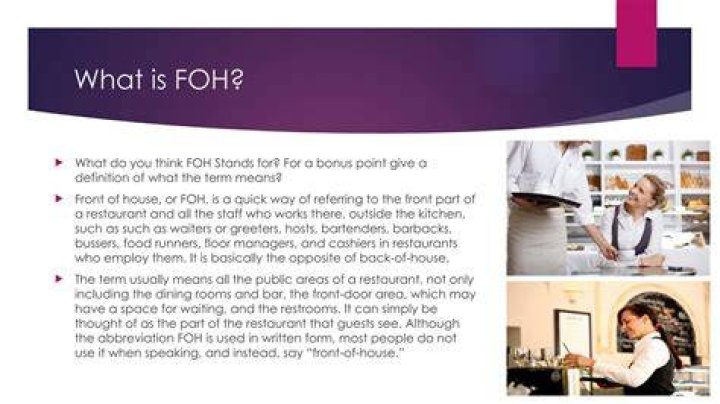 What FOH Means: A Comprehensive Guide to Front of House