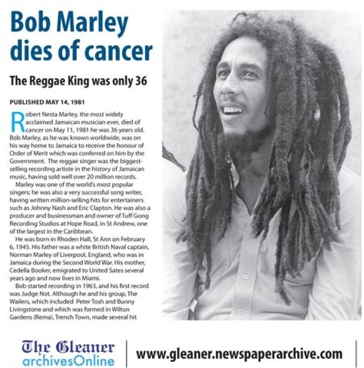 What Type of Cancer Did Bob Marley Die From? Exploring the Life and Legacy of a Music Icon